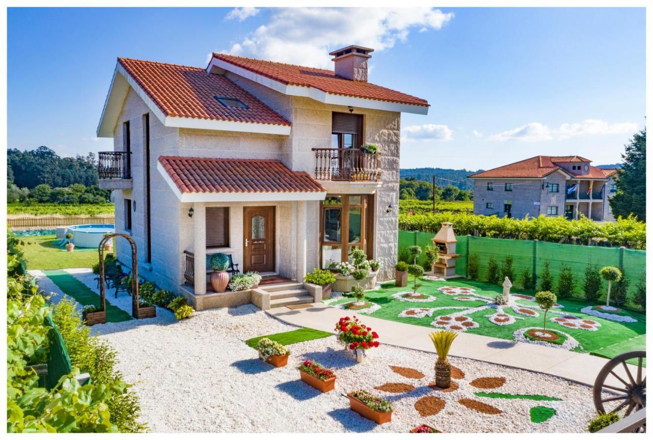 Casa Victoria Garden Con Jacuzzi Y Piscina Villa Caldas De Reis Exteriör bild