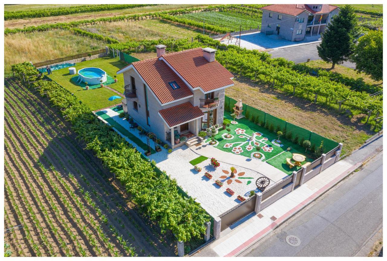 Casa Victoria Garden Con Jacuzzi Y Piscina Villa Caldas De Reis Exteriör bild