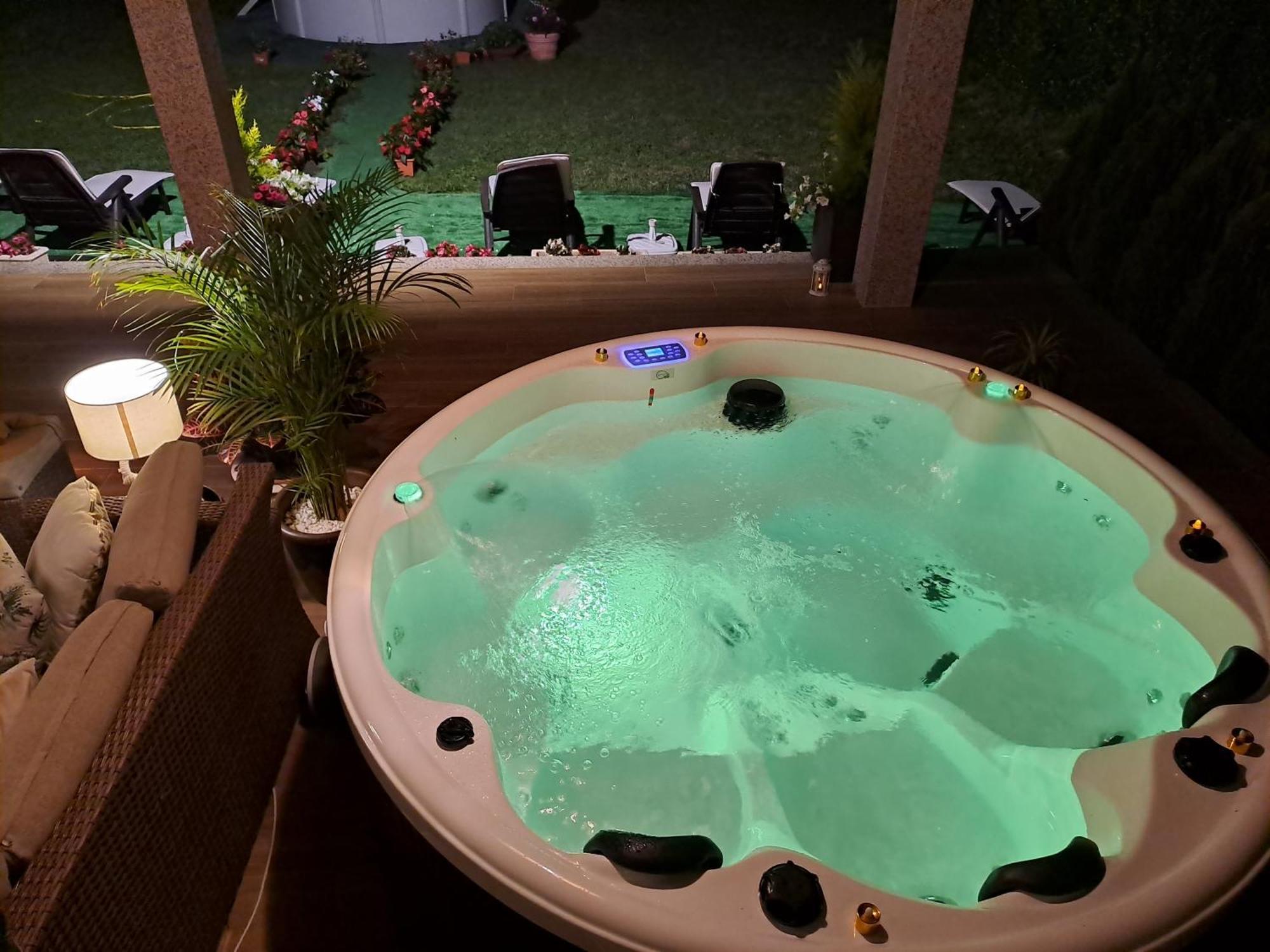 Casa Victoria Garden Con Jacuzzi Y Piscina Villa Caldas De Reis Exteriör bild